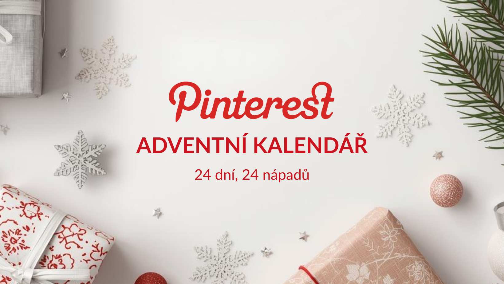 Pinterest Adventní kalendář Banner Pinterest Adventní kalendář Banner